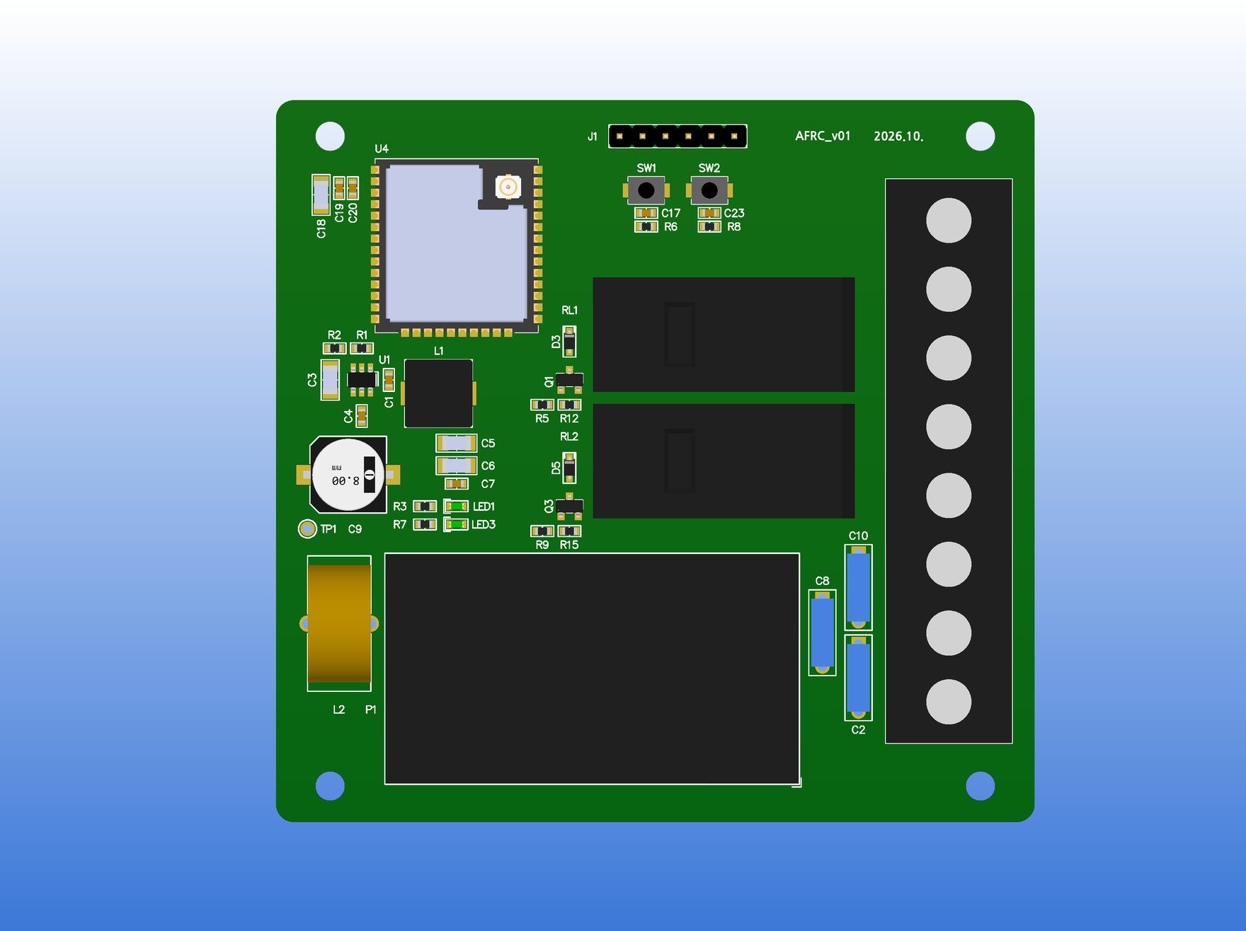 액추에이터 PCB 설계: AFRC 액추에이터를 위한 PCB 설계.