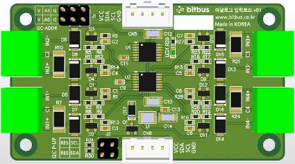 아날로그 입력 PCB 설계: 아날로그 입력보드의 부품 배치와 배선 설계.